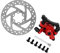 Pinza per Freni per Freni per Bici, per Scooter Elettrici Ebike Pinza Freno Freno 140 Mm Kit per a 6 Fori in Lega di Alluminio per Scooter Elettrico