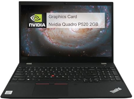 Lenovo Thinkpad P15s Gen 1 Mobile Workstation, NVIDIA Quadro P520, 15.6-Inch FHD Laptop, Intel Core i7-10610U, 16GB RAM, 512GB SSD, Win 10 Pro (Renewed)