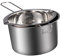 Ipetboom Olla para Baño María para Chocolate y Acero Inoxidable 2 Capas para Hacer Dulces Utensilio de Cocina