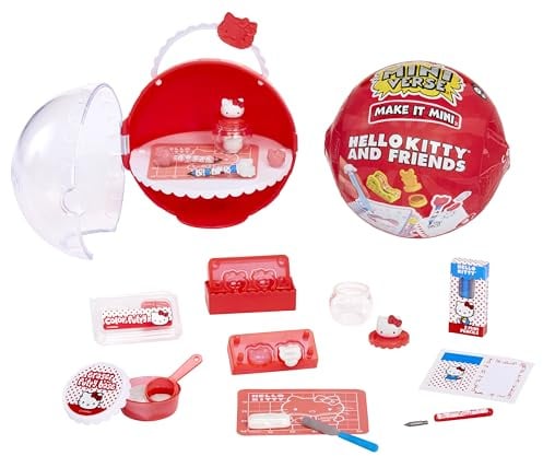 MGA's Miniverse Make It Mini Hello Kitty and Friends Series 3 - Mini Collectibles, Sanrio, Retro Stationery Replicas, Crafts, DIY, For Collectors and Children Ages 8+