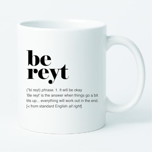 Yorkshire Mug | Derbyshire Sayings | 11oz | Northern | Slang | Gift | Funny (be reyt)