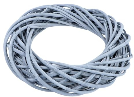 ORFOFE Willow Kranz 30.00 cm DIY Rattan Girlande Natur Bastelkranz Für Haustür Weihnachtsdeko Wohnraumdekoration Flexibel Für Blumenkranz Deko Und Individuelle