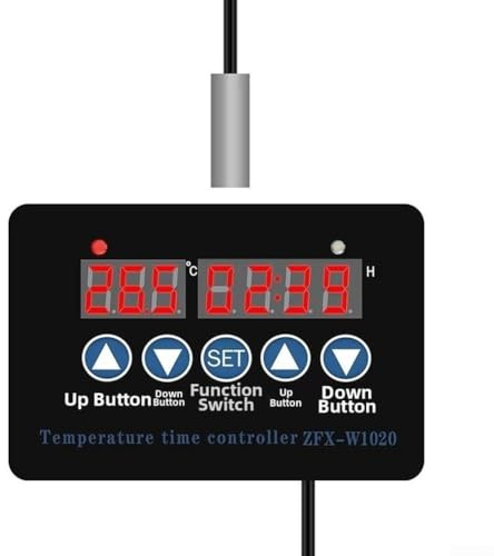 Sumsoctober Digital Temperature Controller | LCD Display Thermostat Module for Heating & Cooling Control | Automatic Switch Board(24V)
