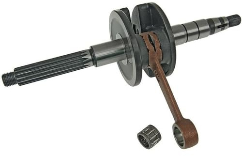 Kurbelwelle STANDARD verstärkt kompatibel mit ATU/Explorer Race GT 50 B92 | Für Motorcode 1E40QMB CPI E2, 50cc Euro-2, 12 mm Kolbenbolzen, Variomatikstumpf 16 mm; kompatibel mit CPI Aragon GP 50 JR45