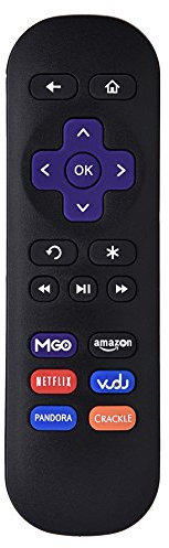 Lazmin112 Telecomando per Lettore multimediale, Ricambio Universale per 1/2/3/4 LT/HD/XD/XS