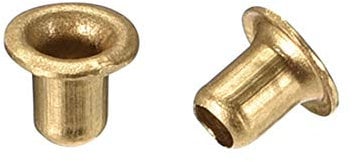 sourcing map Hollow Rivet,2.5mm x 3mm Through Hole Copper Hollow Rivets Grommets Double-Sided Circuit Board PCB 200Pcs