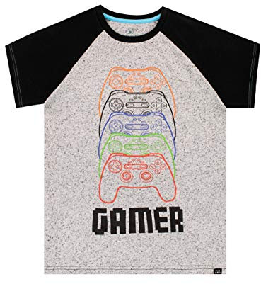 Harry Bear Boys Shirt Gamer Grey 10-11 Years