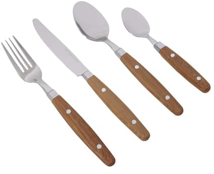 Besteckset WOOD NATURE LINE 16-tlg. (980948599)