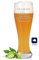 JUNIWORDS Weizenbierglas mit Gravur, Ich will dich, heute, morgen, nächsten Woche, nächsten Monat und für den Rest meines Lebens. Ich liebe dich!, Bierglas