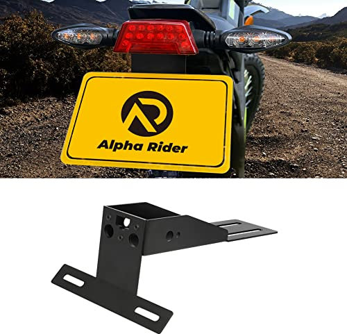 Alpha Rider Motorrad Kennzeichenhalter für Surron Sur-Ron,Einstellbar Aluminum Lizenz Kennzeichen Halter (Verlängern)