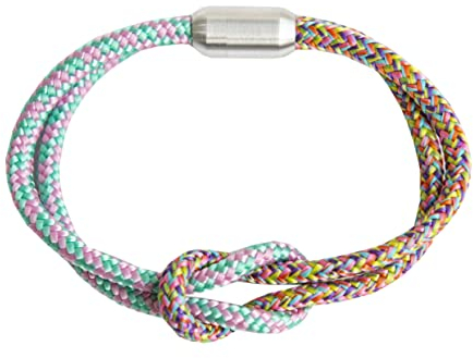 Paris Montana Segeltau Freundschaftsarmband U&ME, Unisex, Geflochten, Magnetverschluss, Handmade, Unendliche Freundschaft, Liebe, Glücksbringer, 6mm Ø (19, Design-04)