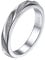 Silvora Vintage Damen Spinner Ring 925 Silber Schlichter Schmaler 3mm Drehring Fidget Bandring Frauen Mädchen Dünner Sandstrahl Roller Ring Ribggröße 49.3（15.75） für Geburtstag Weihnachten