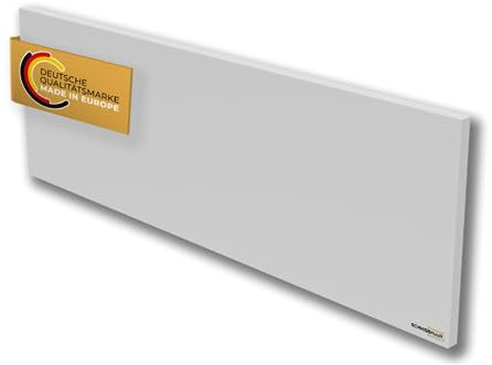 SCHMIDBAUER® Infrarotheizung Comfort 550 Watt - integr. Receiver für optional erhältliche Fernbedienungs-/Smart Thermostate - Wand/Deckenhalterung - deutsche Qualitätsmarke - Überhitzungsschutz