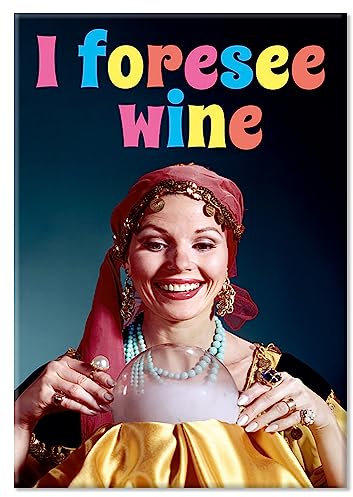 I foresee wine Fridge Magnet