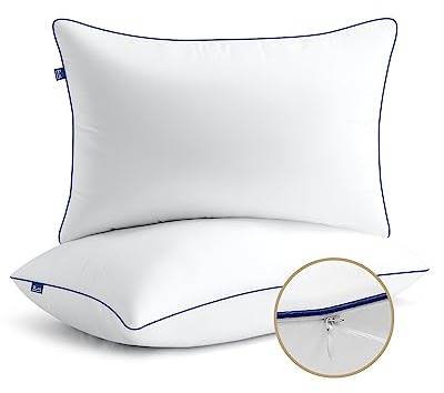 BedStory Kopfkissen, 50 x 70 cm, 2 Stück, höhenverstellbar, hypoallergen, maschinenwaschbar