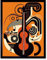 Artery8 Abstract Guitar Graphic Music Poster Illustration Artwork Framed Wall Art Print 9X7 Inch