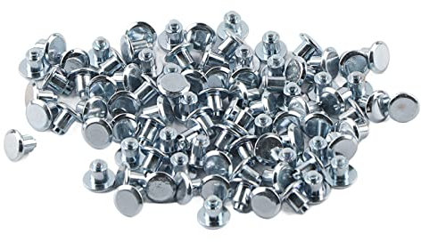 Glomora Fahrradreifen-Spikes, 100 Stück Radreifen-Schneespikes, 6,5 Mm rutschfest Für Motorrad, ATV, Schuhe