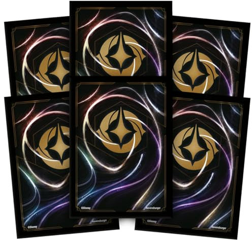 Ravensburger - Disney Lorcana TCG: Set 8 Shimmering Skies | Fundas Cartas De Colección | Fundas para Cartas Disney Lorcana con Un Diseño Único | Card Sleeves De Un Tamaño De 130 X 72mm