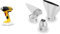 WAGNER Battery-Operated Heat Gun Furno 550, incl. Reflector and Wide-Jet Nozzle + WAGNER 3-Piece Nozzle Set for FURNO Heat Guns - Centring Nozzle 14 mm, Wide Jet Nozzle 75 mm and Jet Nozzle 75 mm