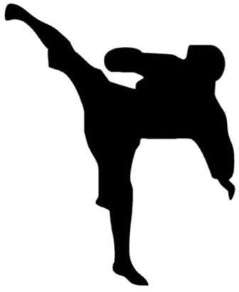 Lay U Home 11x13.5CM China Kung Fu Kampf Sport Auto Aufkleber Die Fenster Dekoration Karate Auto Aufkleber Und Aufkleber Motorrad Fahrrad Dreirad Kühlschrank WC Aufkleber Dekoration Aufkleber