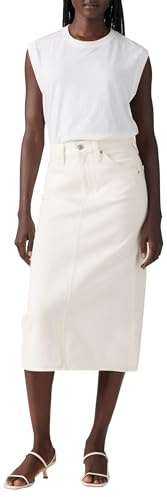 Levi's Hr Back Slit Skirt Snowing In La