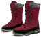 Geweo Stivali Donna Invernali Impermeabile Scarpe da Neve Fodera Calda Scarpe Invernali Outdoor Snow Boots Rosso 42