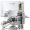 WAIXINGREN H4 Led Headlight Bulbs, 60W 26000LM 400% Ultra Brightness with Fan, 6500K White with High-Efficiency Cooling System, Canbus Ready, Plug and Play, Pack of 2 (H4/9003/HB2)