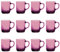 Duralex Versailles Glass Coffee Mugs - 260ml - Plum - Pack of 12