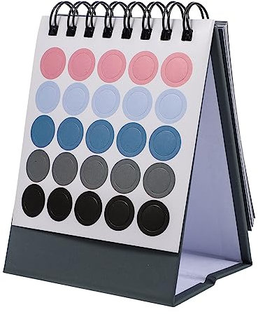 PLAFOPE Mini Kalender Schreibtischkalender Einfacher Kalender Minikalender Büro Konferenzraum Klassenzimmer Standfest