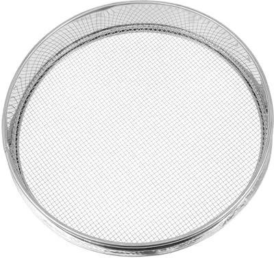 SHOWERORO Setaccio Per Cereali in Acciaio Resistente Strumento Pratico Per Cucina Setaccio Fine Multifunzione Per Granaglie e Legumi Design Ergonomico Ambidestro Facile Da Usare e Sicuro