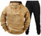 dirndl sale outlet Jogginganzug Herren Set Winter Warm Trainingsanzug Casual Hausanzug Kapuze mit Tasche Tracksuit Langer Outwear Sport Outfit damen pullover herbst sale