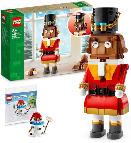 Lego Nussknacker 40640 - Lego Mini Set Weihnachten inkl. festliches Polybag-Geschenk, Lego kleine Sets Weihnachten, Lego Weihnachten 2024