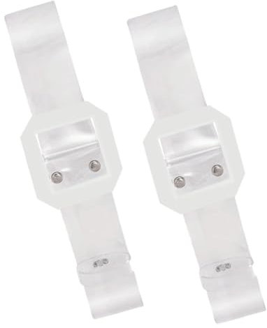 Holibanna 2pezzi Cintura Trasparente Elegante Per Donna Cintura Larga e Comoda Accessorio Versatile Per Vestiti Da Giorno e Sera Semplice Da Pulire Abbinare Gonna e Pantaloni