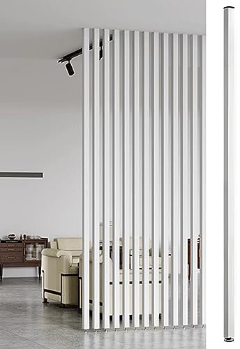 Schwarz Weiß Holz Raumteiler freistehende einziehbare Trennwand für Büro Nische Studio Haustiere Kinder Schlafzimmer hoch 8ft 2,3m 2,2m 2,1m Space Divider Post für Wand Partition Dekor.