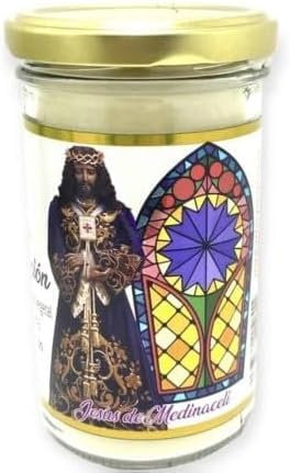 Jesus de Medinaceli Andachtskerze, Christus-Kerze von Medinaceli.