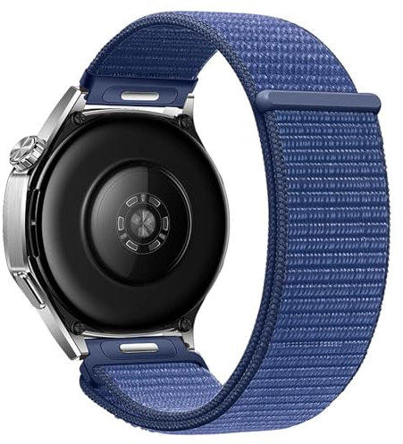 GIOPUEY Armband Kompatibel mit OnePLus Watch 3/2/2R, Geflochtenes Nylon Armband [unisex] elastisch Ersatzarmband - blue