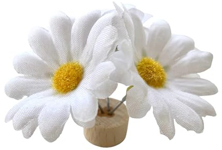 Blumenstecker weiß Margeriten Gänseblümchien Geburtstagsstecker Blumen Deko Kindergeburtstag Kind Frühling Blumenstrauß Strauß