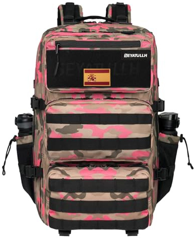 SEYATULLH Zaino tattico militare 55L per uomo e donna Borsa d'assalto Molle Zaino da trekking trekking