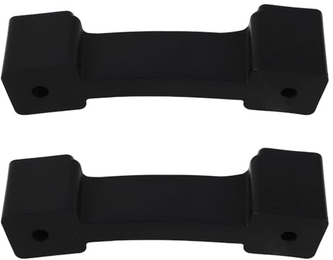Milisten 2pcs Speaker Pads Rubber Foot Replacement Non-skid Rectangular for Speaker Stands Audio Systems Protection Supplies