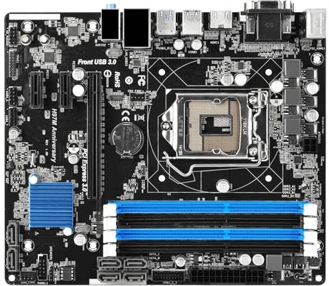 H97 Motherboard H97M Anniversary LGA 1150 DDR3 32GB Micro ATX support 790 4770 4460 4570 4370 4130 G3440 cpu