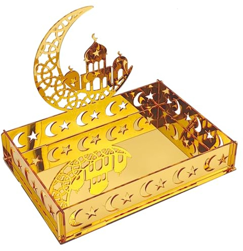 Eid Mubarak Dessert Tray, Ramadan Decorations for Home, Ramadan Serving Tray, Ramadan Table Decor, Islamic Ramadan Decor, Ramadan Gifts, Ramadan Mubarak Sign & Ramadan Table Decorations