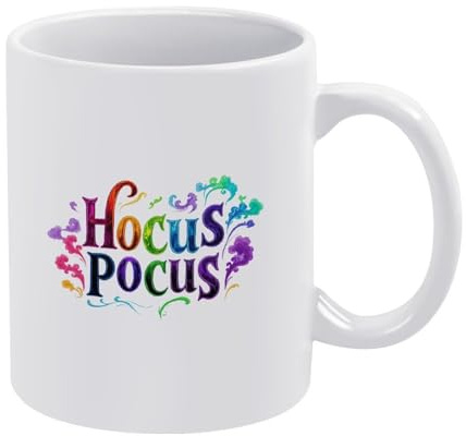 Magical Spell, Hocus Pocus Tazze Da Caffè In Porcellana Tazze In Ceramica Tazza 330Ml Per Latte Bevande Uomo