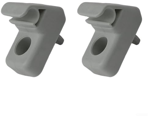 Confezione da 2 clip di montaggio per aletta parasole per auto per Fiat per Grande per Punto Accessori esterni resistenti all'usura Parti di ricambio per parasole grigio OEM 735478275 7355399311