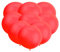 18 Zoll Großer Runder Ballon Latex Riesiger Luftballone Jumbo Dicke Ballone für Foto-Aufnahmen/Geburtstag/Hochzeitsfest/Festival/Event/Karnevals-Dekorationen 30ct / Pack Rot