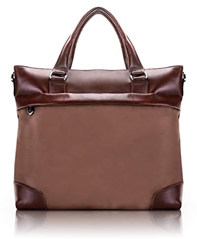 McKLEIN 17 Nylon Slim Laptop Briefcase- EASTWARD- Khaki