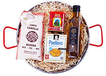 Garcima Paella 30 cm Olive Oil, Rice and Spices. Perfect for Christmas or Birthday
