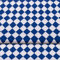 Pingianer 11,99€/m Dreiecke Pyramide 100% Baumwolle Baumwollstoff Kinder Meterware Handwerken Nähen Stoff (Rauten Blau weiß, 100x160cm (11,99€/m))