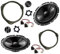 Sound Way - 2-Wege Pioneer Lautsprecher - Einbauset Speakers für FIAT Alfa Romeo Lancia Opel Ford Iveco Peugeot Citroen