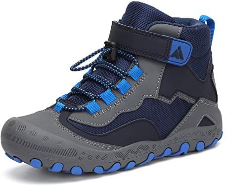 Mishansha Boys Girls Hiking Boots Water-Resistant Non-Slip, 2 Little Kid