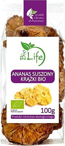 Getrocknete Ananas Ringe 100g EKO Bio Life